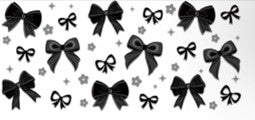 Black White Bows 1