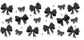 Black White Bows 3