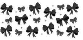 Black White Bows 3