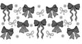 Black White Bows 4